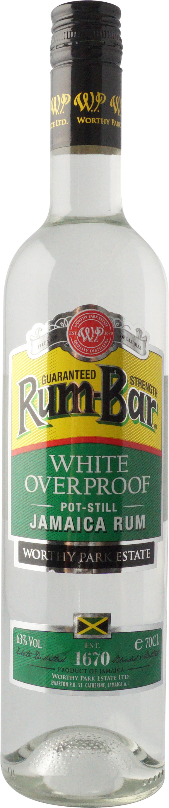 Worthy Park Rumbar Overproof