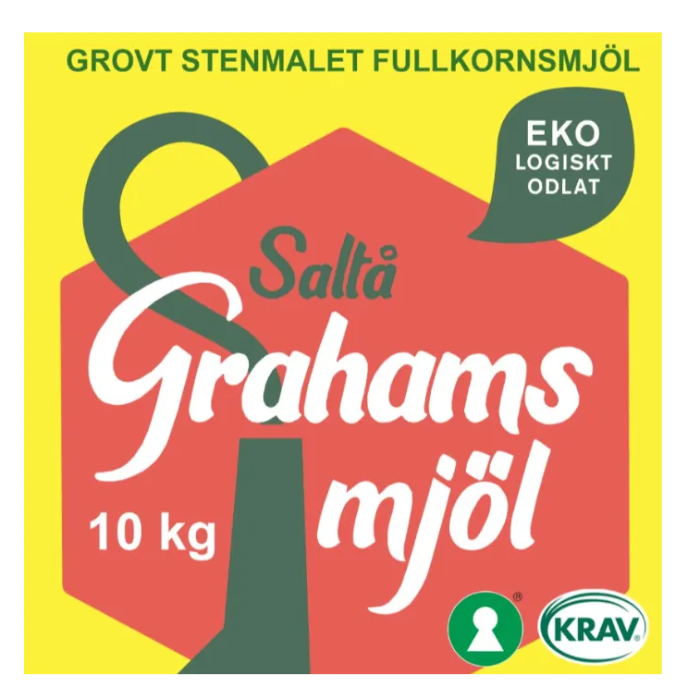 Grahamsmjöl grovt (Saltå Kvarn - 10 kg)