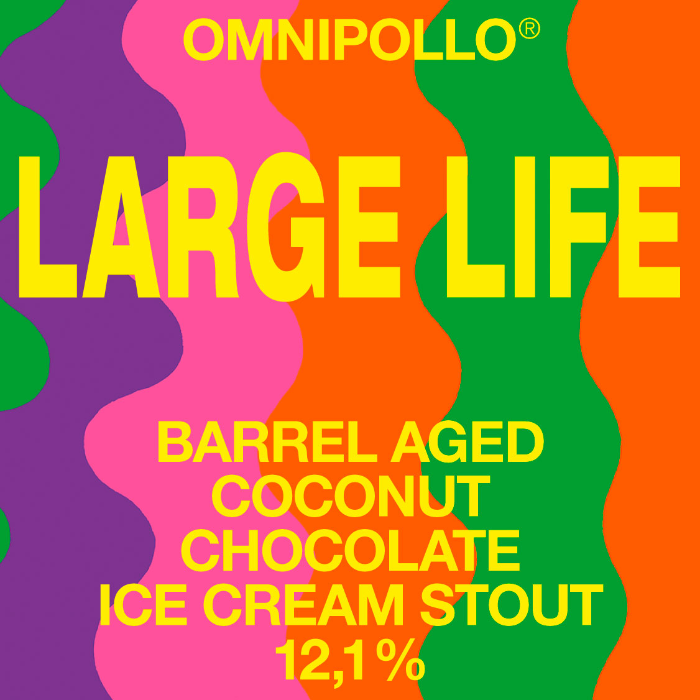 Large Life Barrel Aged Coconut Chocolate Ice Cream Imperial Stout 12.1% (Fat 10L)