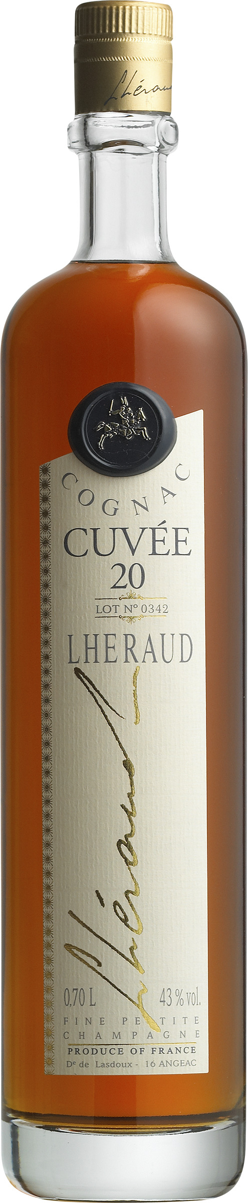 Lheraud Cognac Cuvee 20 years