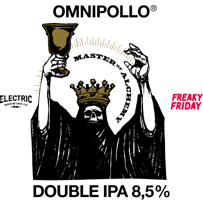 Omnipollo x Electric  Brewing, Master Of Alchemy Freaky Friday Version DIPA 8.5% (Fat 20L)