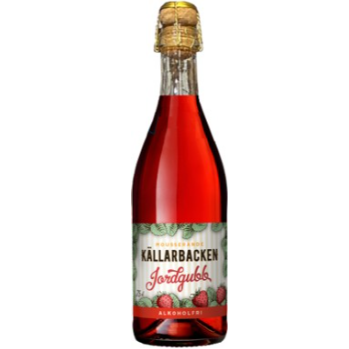 Jordgubbsdryck Alkoholfri 0%