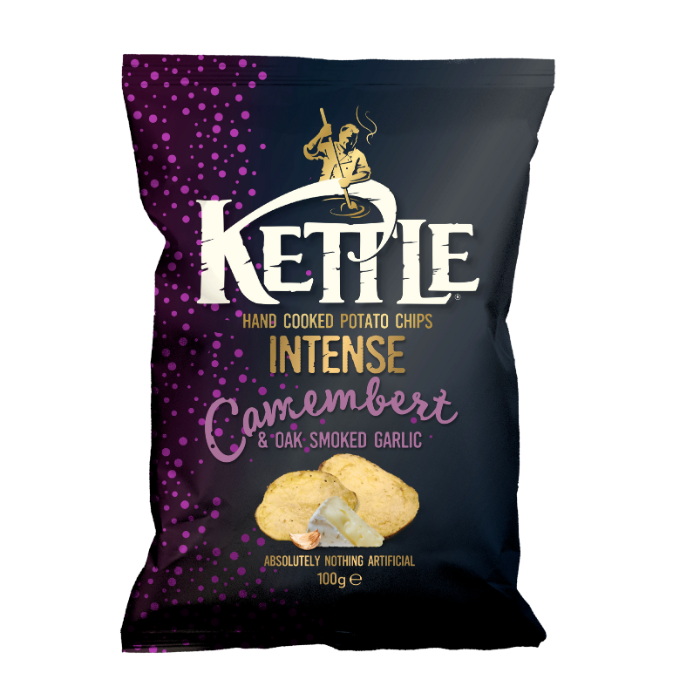 Kettle Intense Camembert & Oak Smoked Garlic 100 g