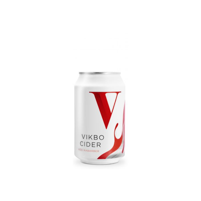 Vikbo Cider Röd Rabarber