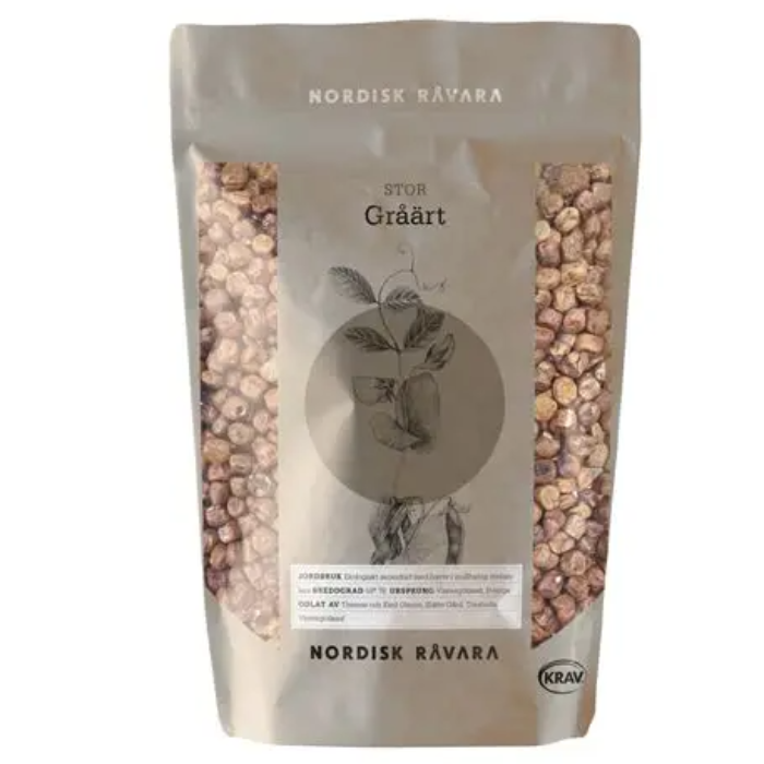 Stor Gråärt Eko (Nordisk Råvara - 500g)