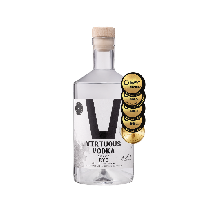 Virtuous Vodka Rye 70cl (Organic, 40% ABV)