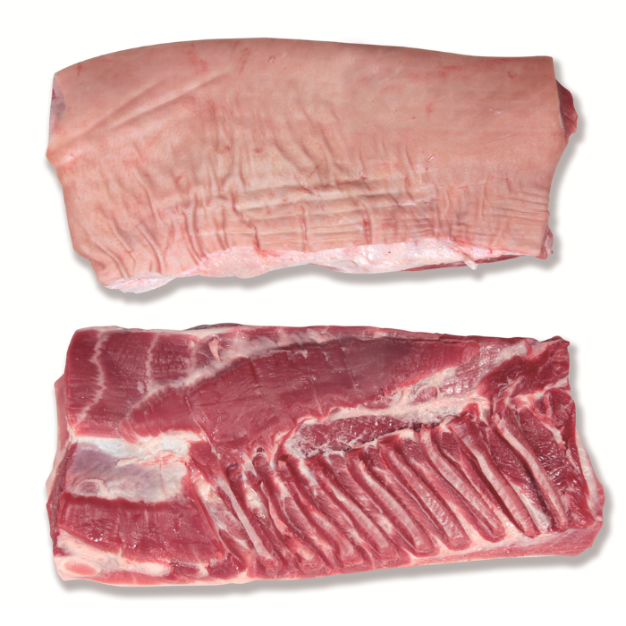 Sidfläsk benfritt med svål