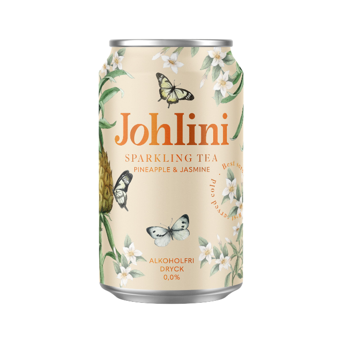 Sparkling Pineapple & Jasmine Ice tea 33 cl burk