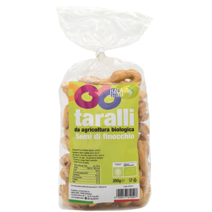 Taralli Fänkål EKO (Isola Sociale - 250g)