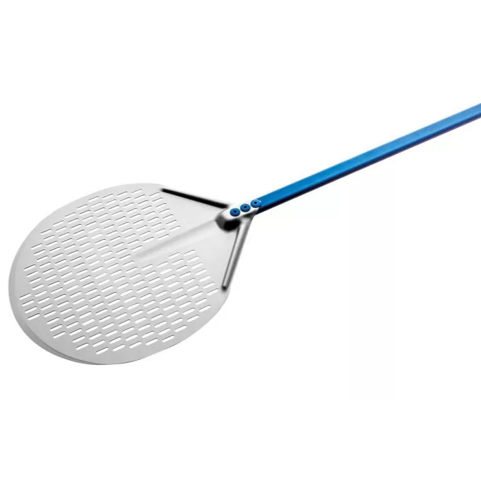 Pala pizza in alluminio tonda forata 36cm X 120cm ( GI-METAL )