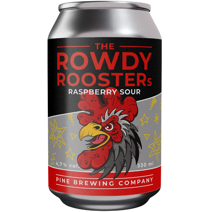 The Rowdy Roosters Raspberry Kettle Sour