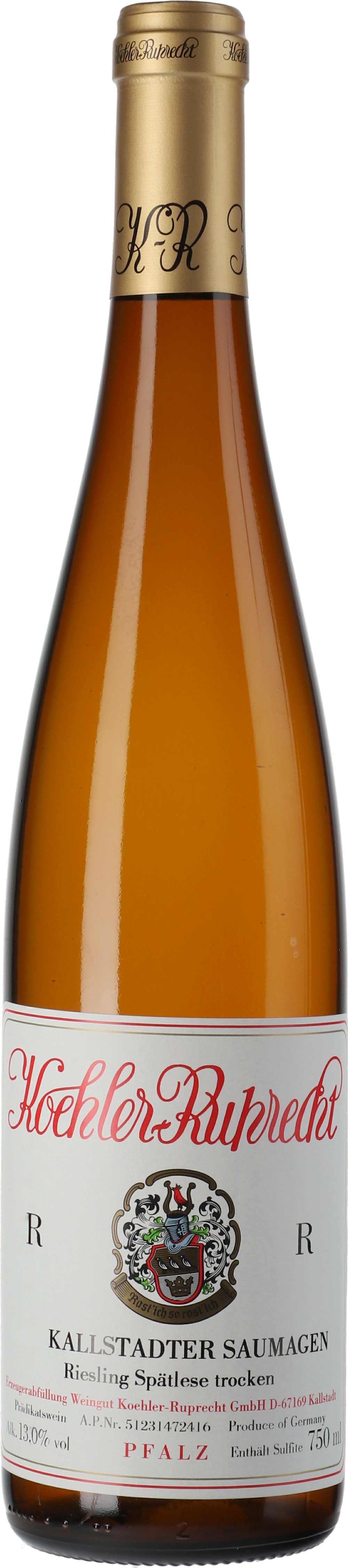 2018 Koehler-Ruprech Kallstadter Saumagen Riesling Spätlese trocken "R"