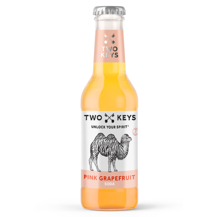 Two Keys Pink Grapefruit Soda 24 x 200 ml
