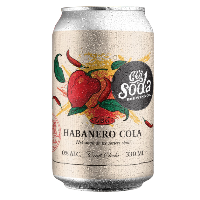 GBG Soda Habanero Cola 33 cl burk