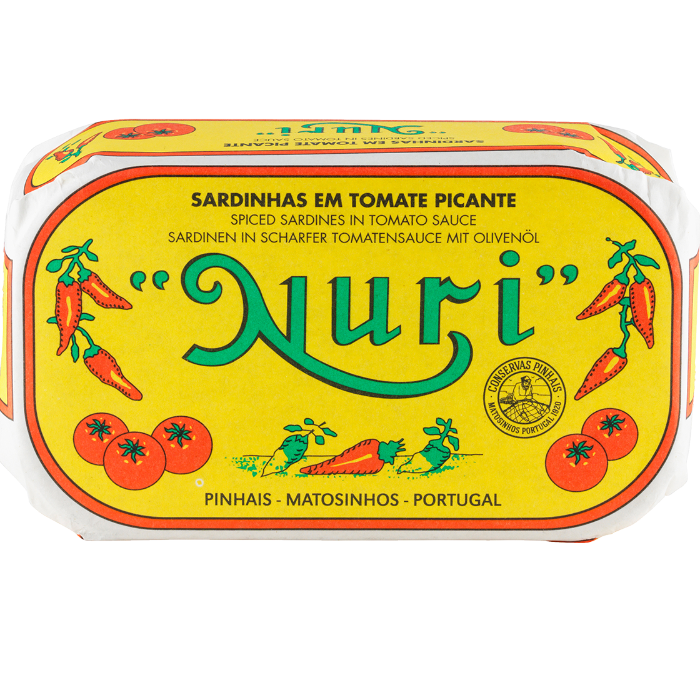 KRYDDIGA SARDINER I TOMATSÅS