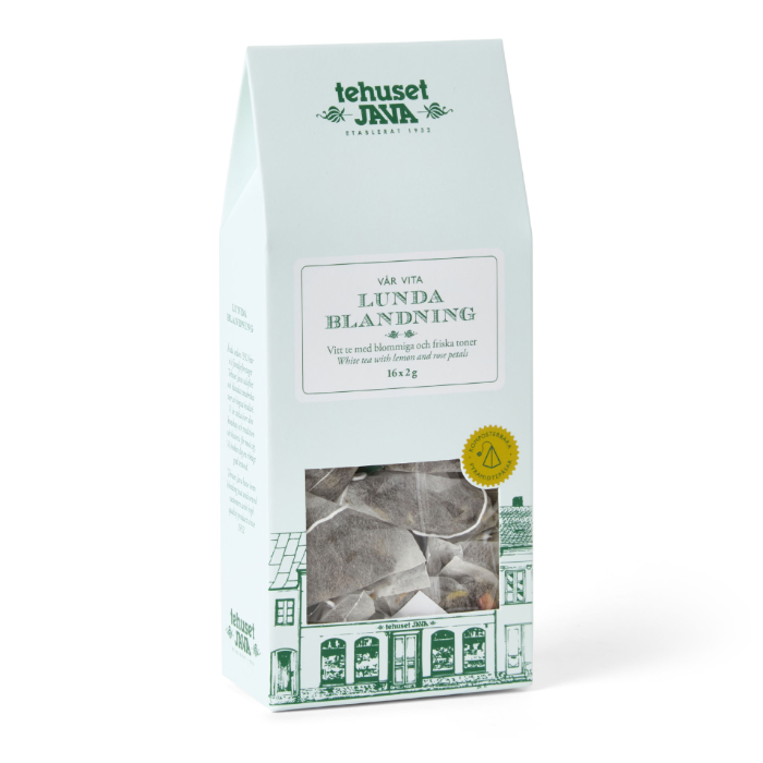 Vit Lundablandning 16 Pack Tepåsar