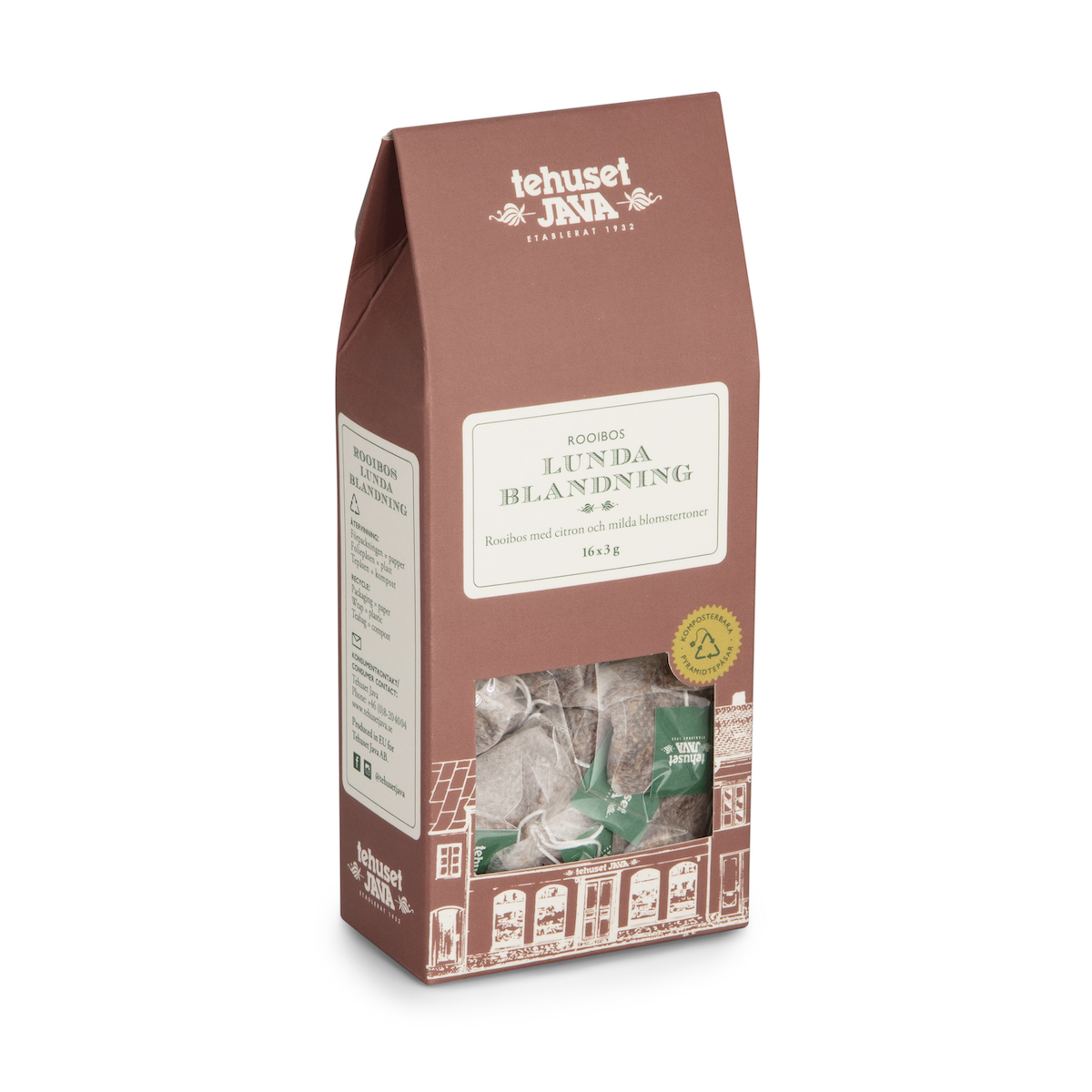 Rooibos Lundablandning 16 pack Tepåsar