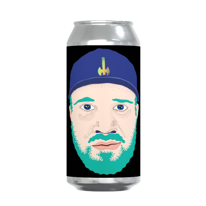 Omnipollo x Fidens, Steve's Axe DIPA 8,8% (Burk 440ml)