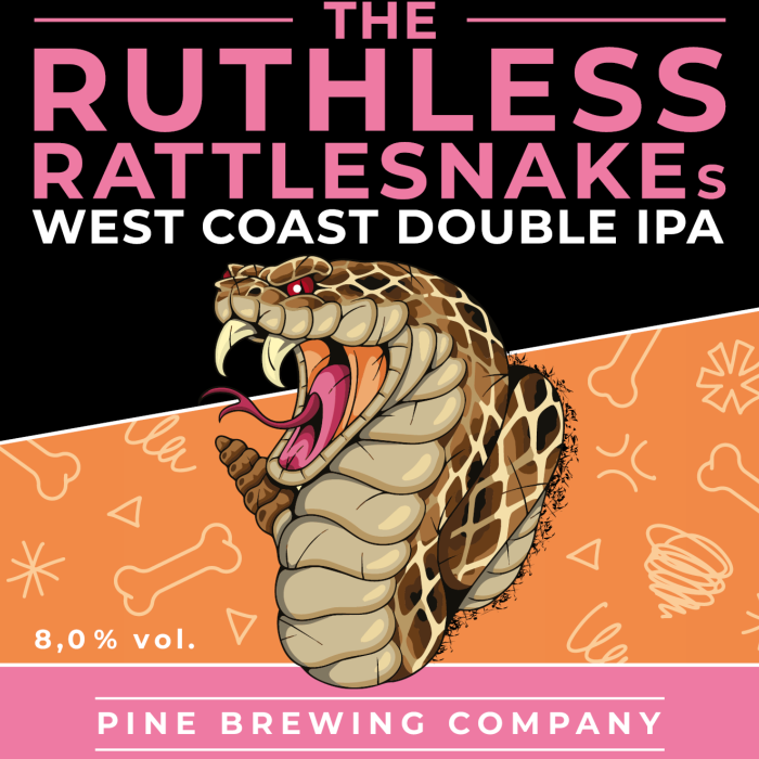 The Ruthless Rattlesnake's West Coast DIPA (Fat 20L)