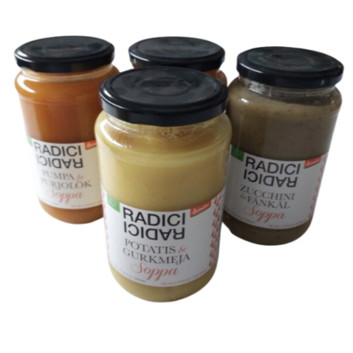 Soppa, Potatis & gurkmeja,  RADICI, 0,5L 6st/krt
