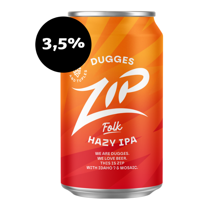 Dugges Zip hazy IPA 3,5
