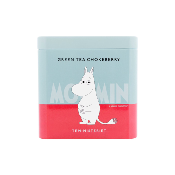 MOOMIN GREEN TEA CHOKEBERRIES TIN