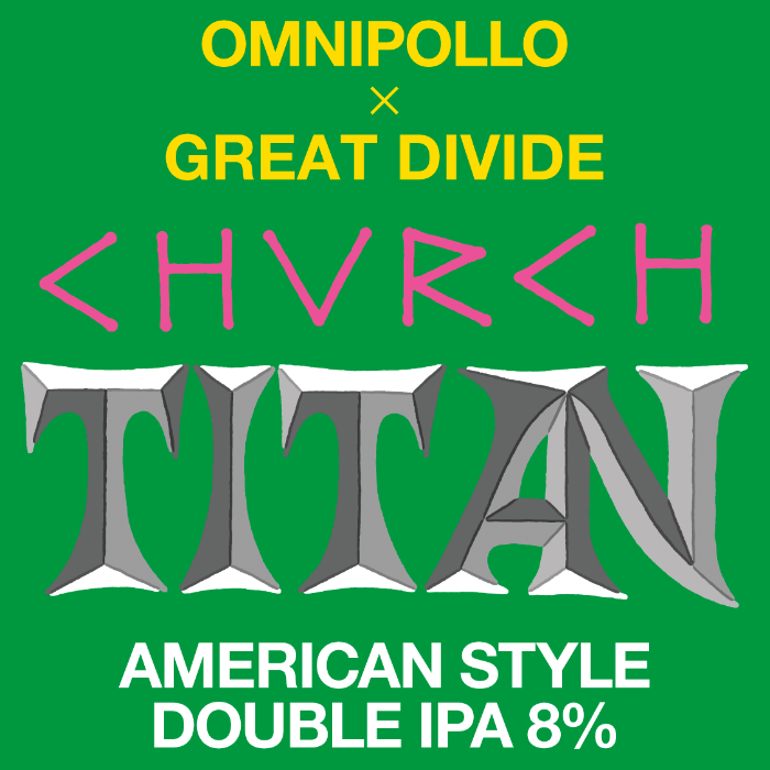 Omnipollo x Great Divide, Church Titan DIPA 8,0% (Fat 20L)