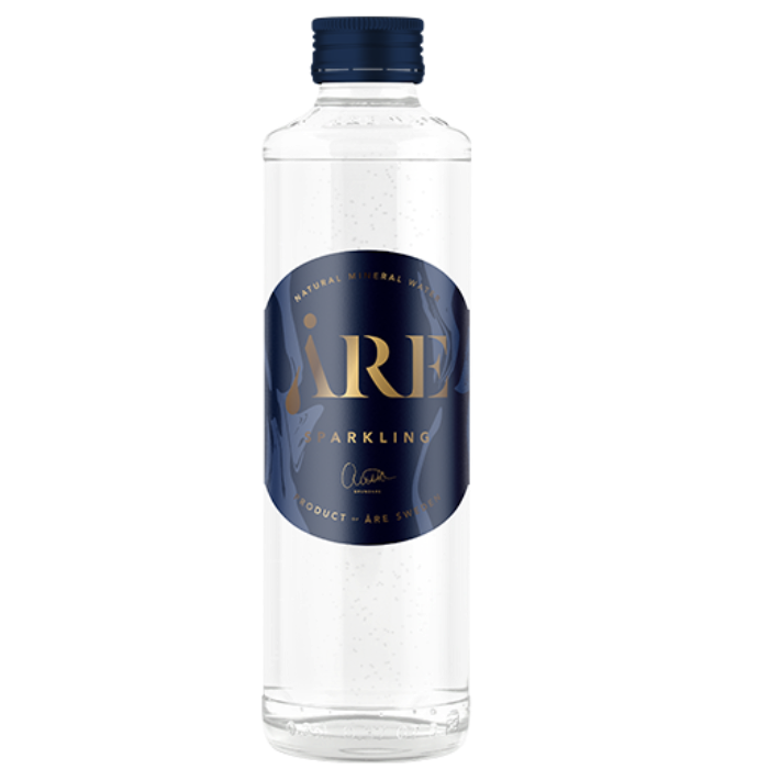 Sparkling 350ml Glasflaska Naturligt Mineralvatten