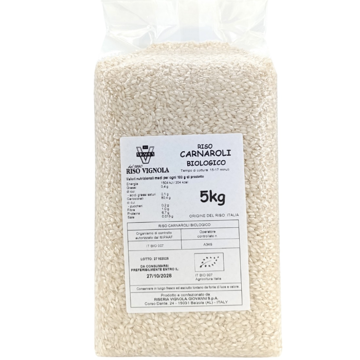 Carnaroli ris Eko (5kg - Vignola)