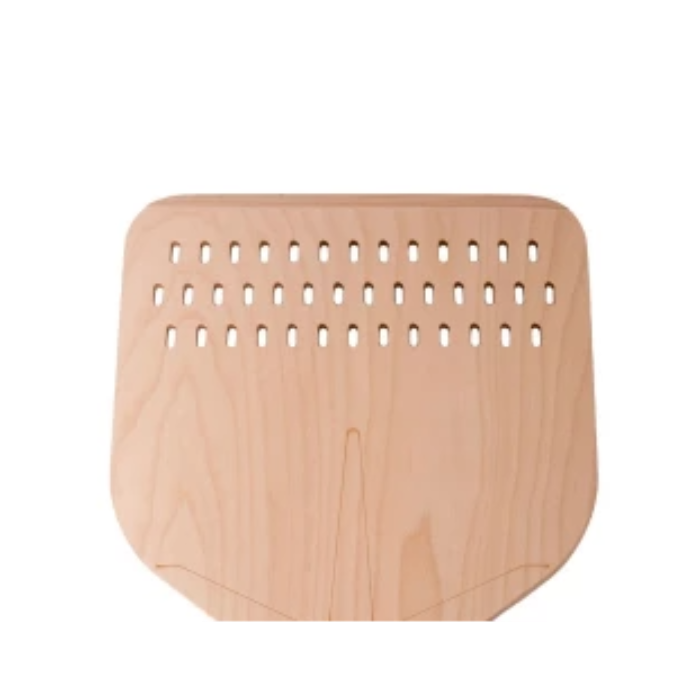Pala pizza in WOOD SQAURE with holes 37x120cm ( GI- METAL )