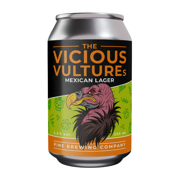 The Vicious Vultures Mexican Lager 33 cl burk