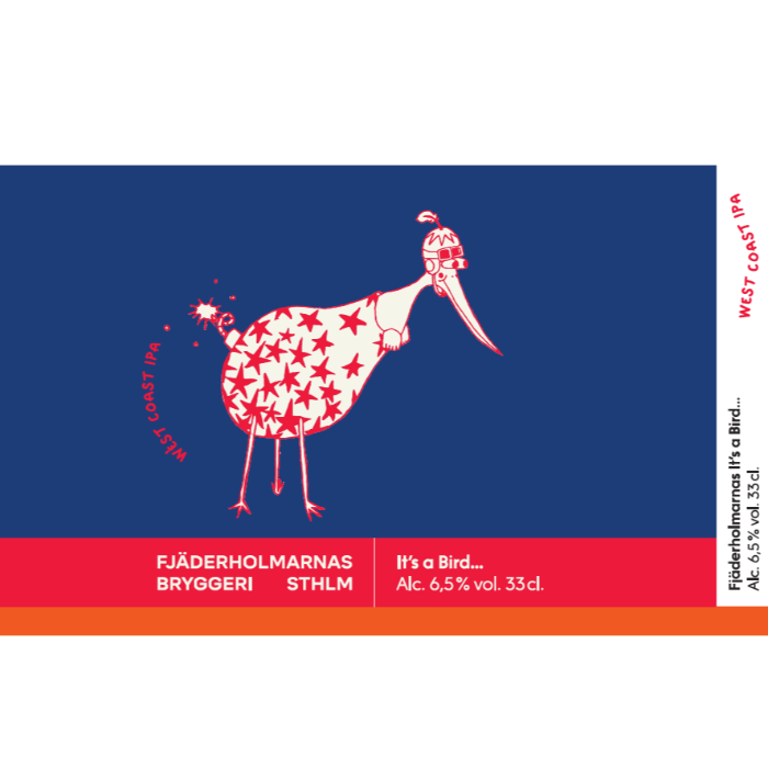 Fjäderholmarnas - It's a bird West Coast IPA (Fat 30 l)