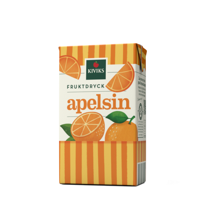 Apelsindryck sugrör 25cl x 27st