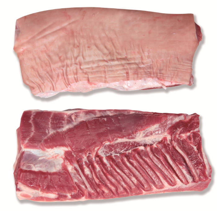 Sidfläsk rimmat benfritt med svål