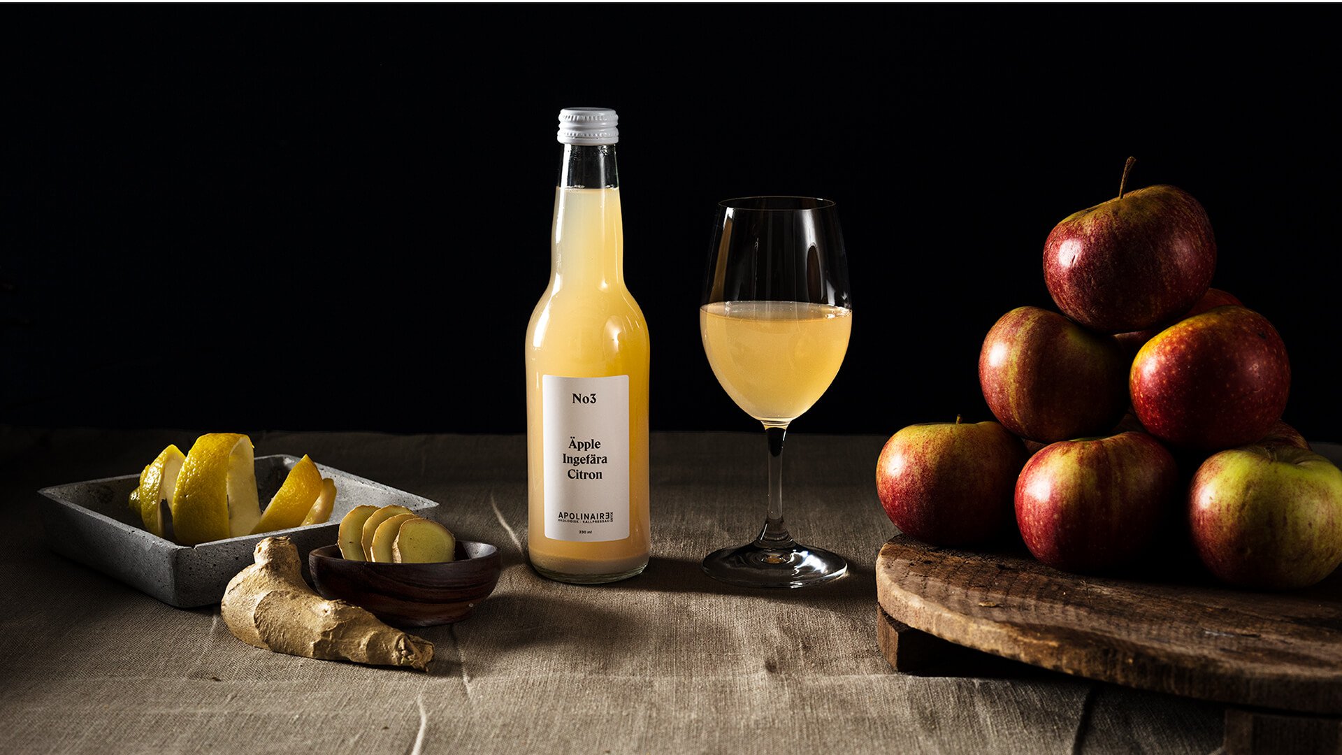 Nr 3 Ingefära/Citron 33cl x 20st