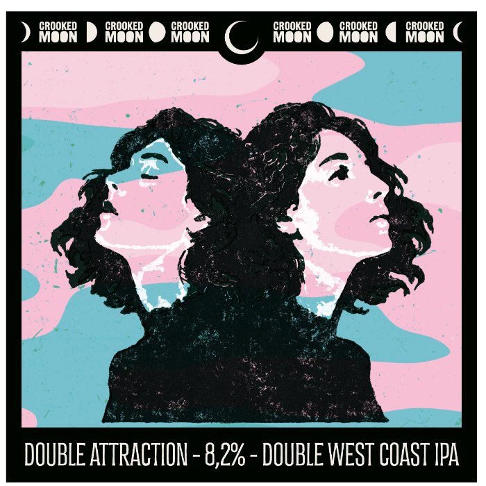 Crooked Moon Brewing - Double Attraction Double West Coast IPA 8.2% 20L Keykeg
