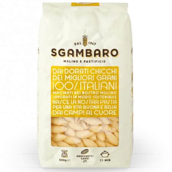 Gnocchetti sardi Linea Gialla Marco Aurelio wheat ( Sgambaro - 0,5 kg x16st/krt)