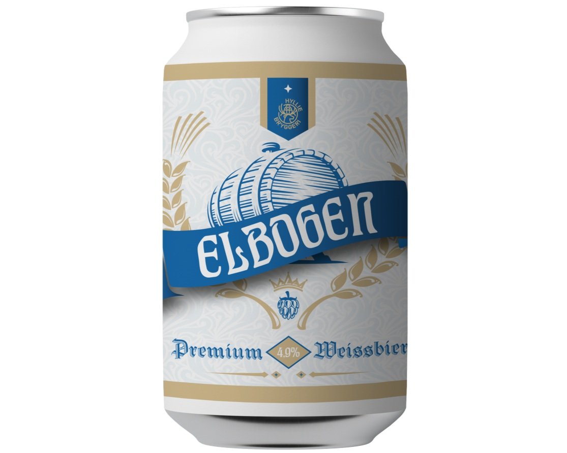 Hyllie Bryggeri Elbogen Veteöl 4,9% 33cl 24 burk