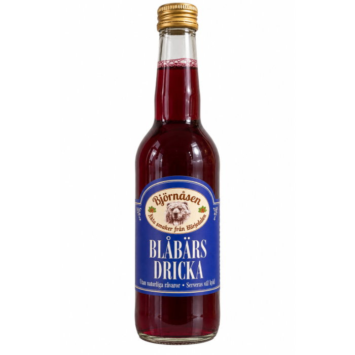 Blåbärsdricka, stilla 330 ml flaska