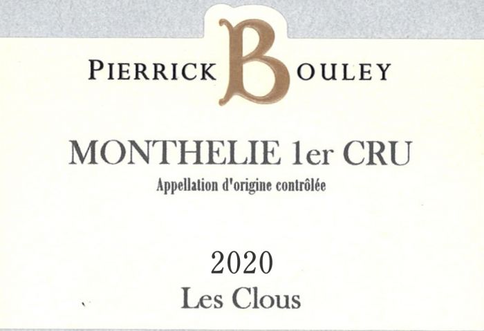 Monthelie 1er cru "Les Clous"