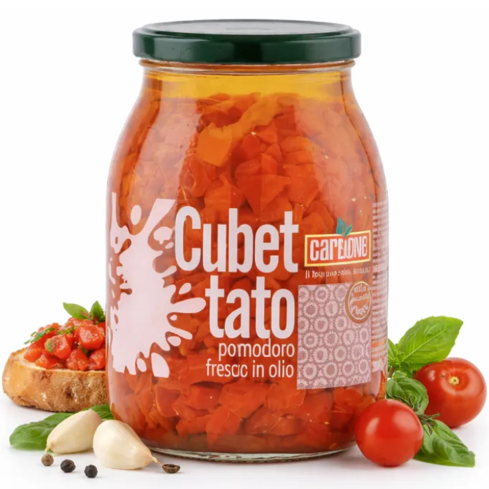 Tomater tärnad, för Bruschetta (Carbone - 950g x 6)