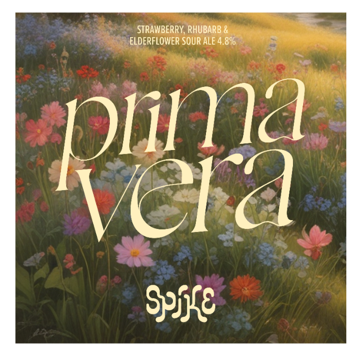 Spike - Primavera 4,8%, Strawberry/Rhubarb/Elderflower Sour 20L