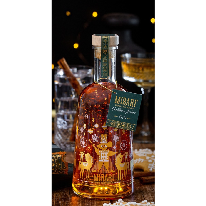 Mirari Gin - Christmas Amber Snow Globe Gin 750ml