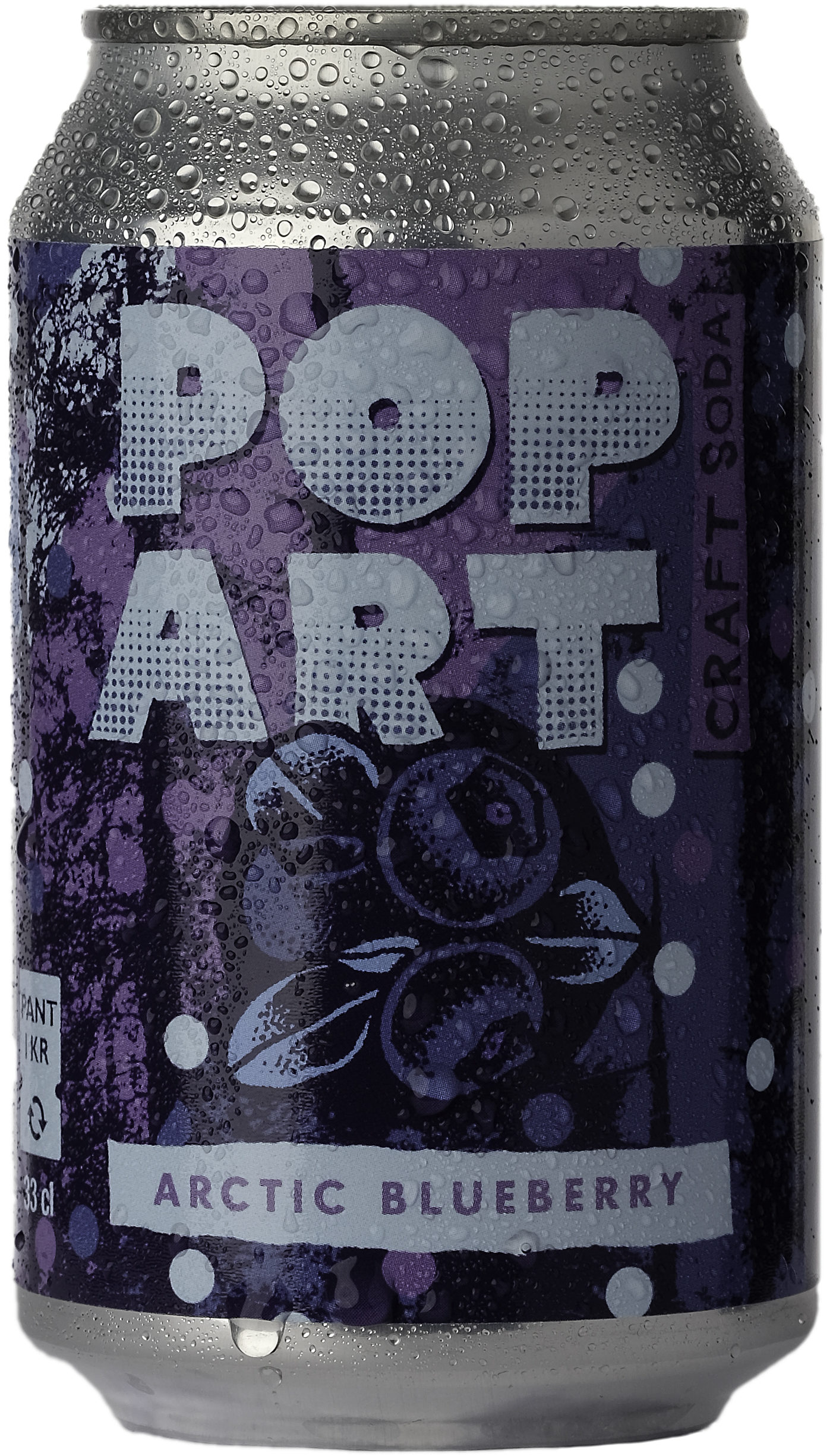 Pop Art Soda Arctic Blueberry