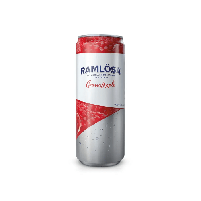 Ramlösa Brunn - Granatäpple (Burk 330 ml) 2:- Pant