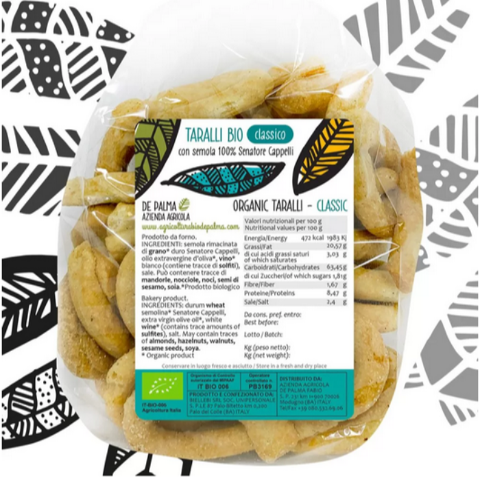 Tarallo Classico EKO (200 g - De Palma) - 20st/krt