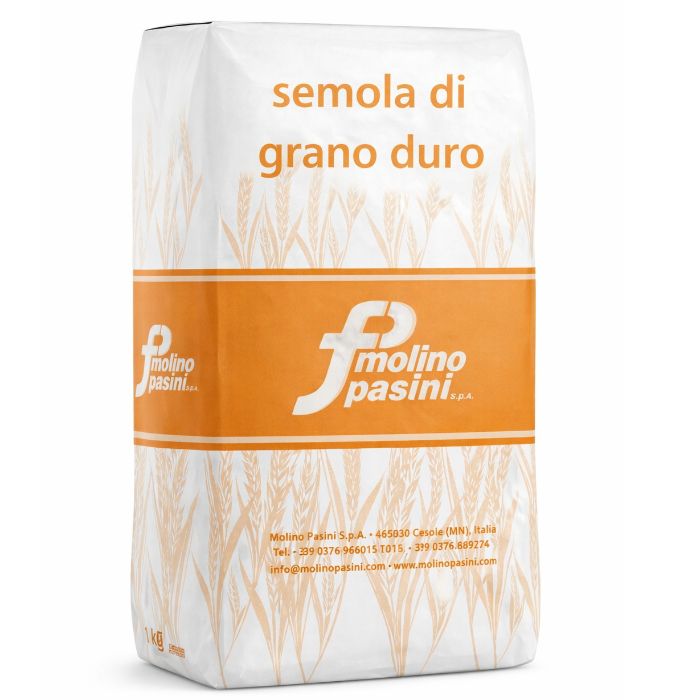 Mjöl SEMOLA Grano Duro (Pasini - 25 kg)