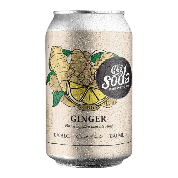 GBG Soda Ginger 33 cl burk