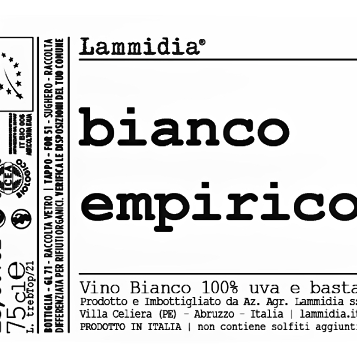 Lammidia - Bianco Empirico (Flaska 750 ml) - EKO