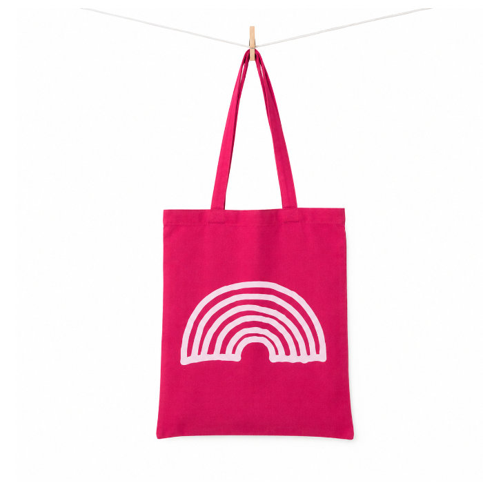 Tote Pink Rainbow